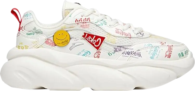 Кроссовки Coca Cola x Wmns Life Series 'Meow Cat Paw', белый