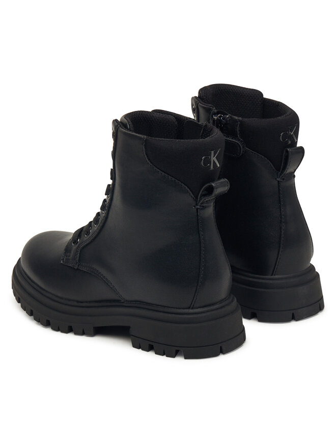 Ботильоны на шнуровке Calvin Klein Lace Up Bootie V3A5-83120-1464 S, черный — фото 3