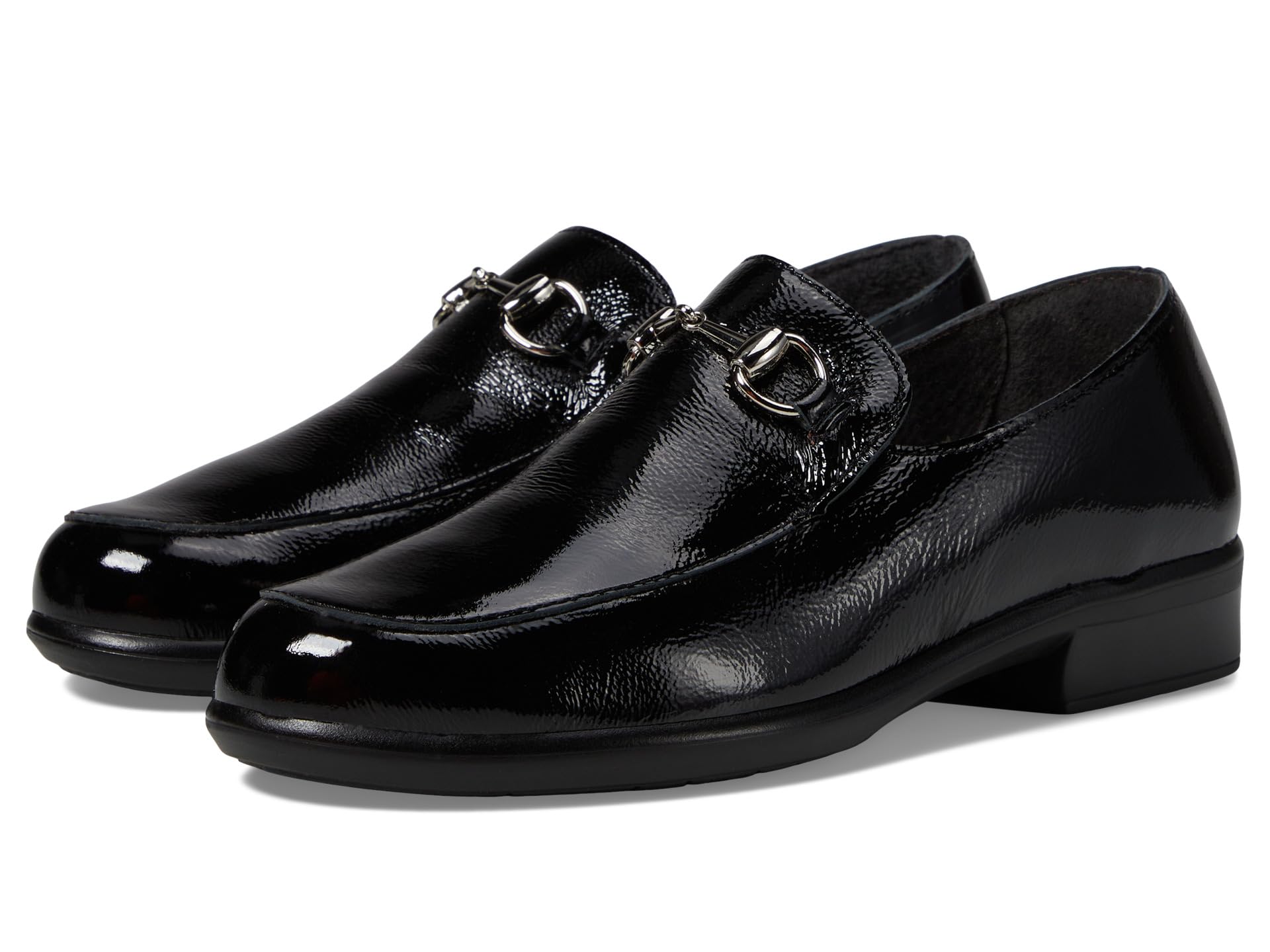 Лоферы Naot Bentu, цвет Black Crinkle Patent Leather