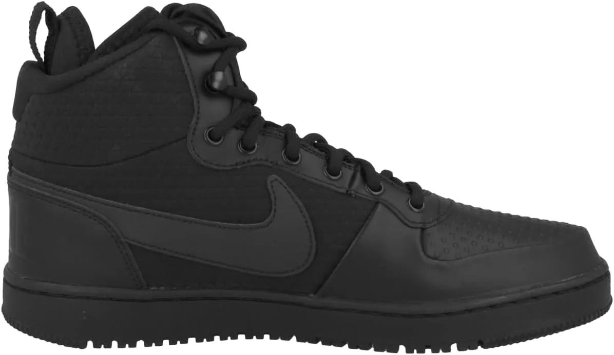 Мужские кроссовки Nike Court Borough Mid Winter с высоким воротником, черный — фото 3