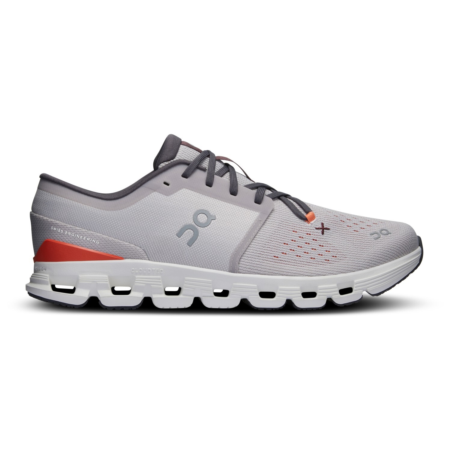 

Кроссовки On Cloud X 4, цвет Silver/Flame