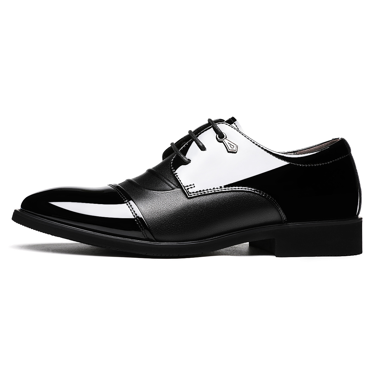 

Мужские туфли оксфорды черные CHINT, броги черные T213192