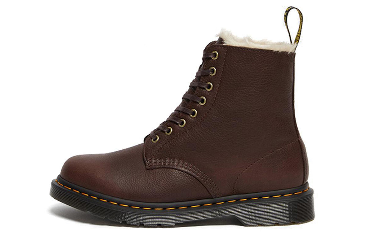Ботинки Dr.Martens 1460 Pascal Faux Fur Lined Boots Brown