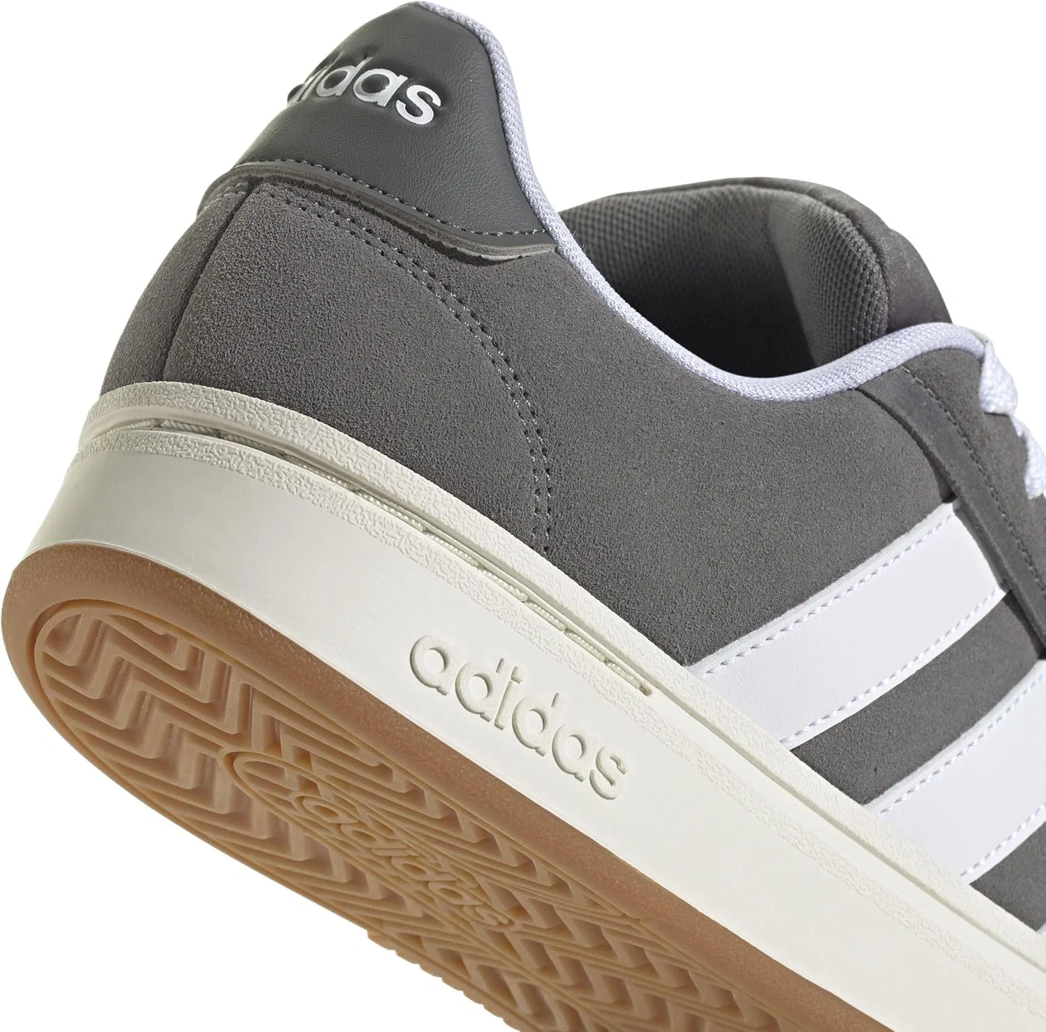Кроссовки Adidas Grand Court Alpha унисекс, Grey Four Ftwr White Off White — фото 2