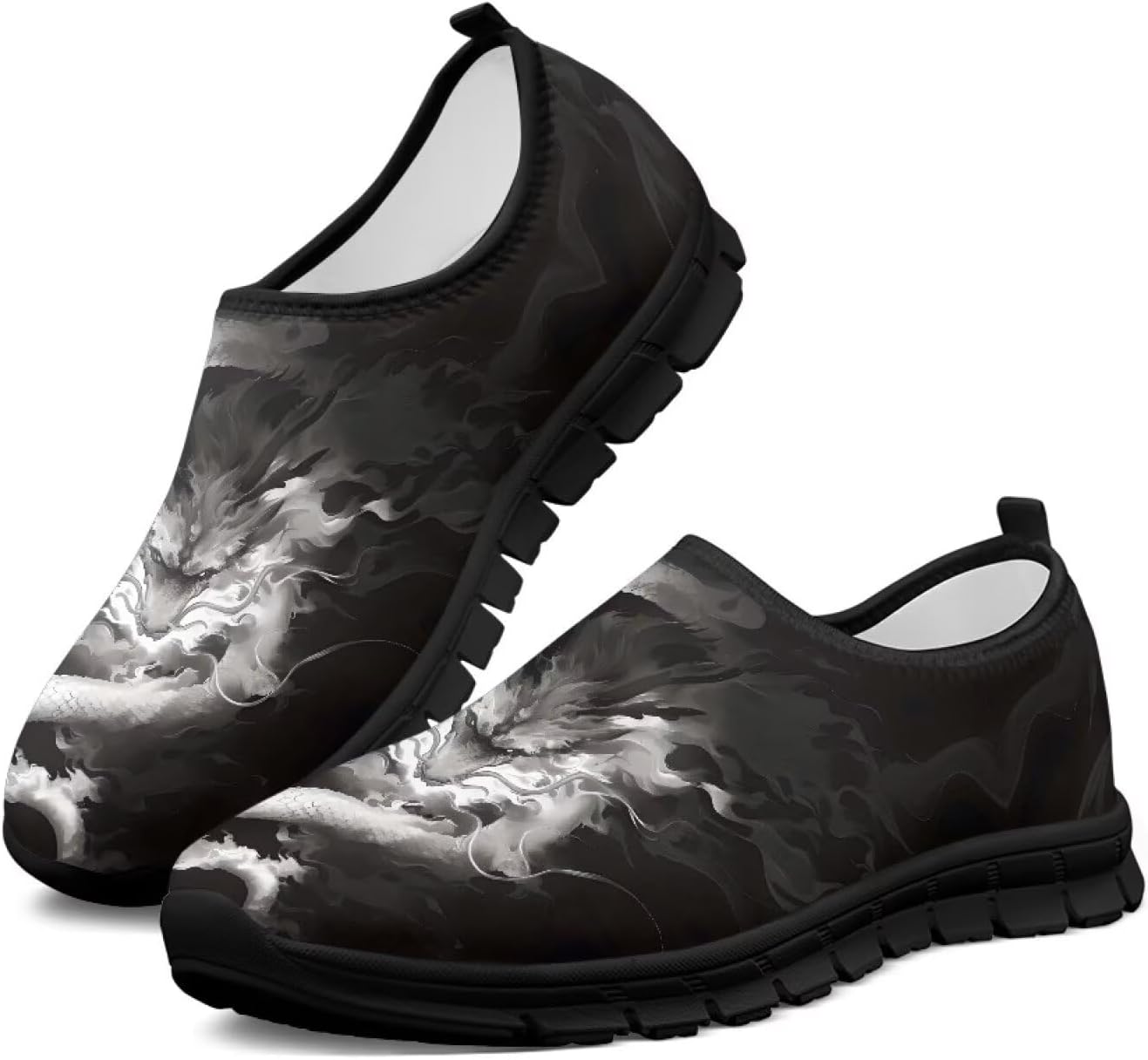 

Мужские поддерживающие кроссовки для бега, модные повседневные спортивные туфли, эластичная амортизированная обувь для прогулок и путешествий, на каждый день и свидания, размер 5-14, черная подошва Ocxbuir