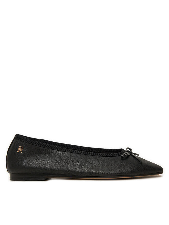 Балетки Tommy Hilfiger Soft Leather FW0FW08355, черный