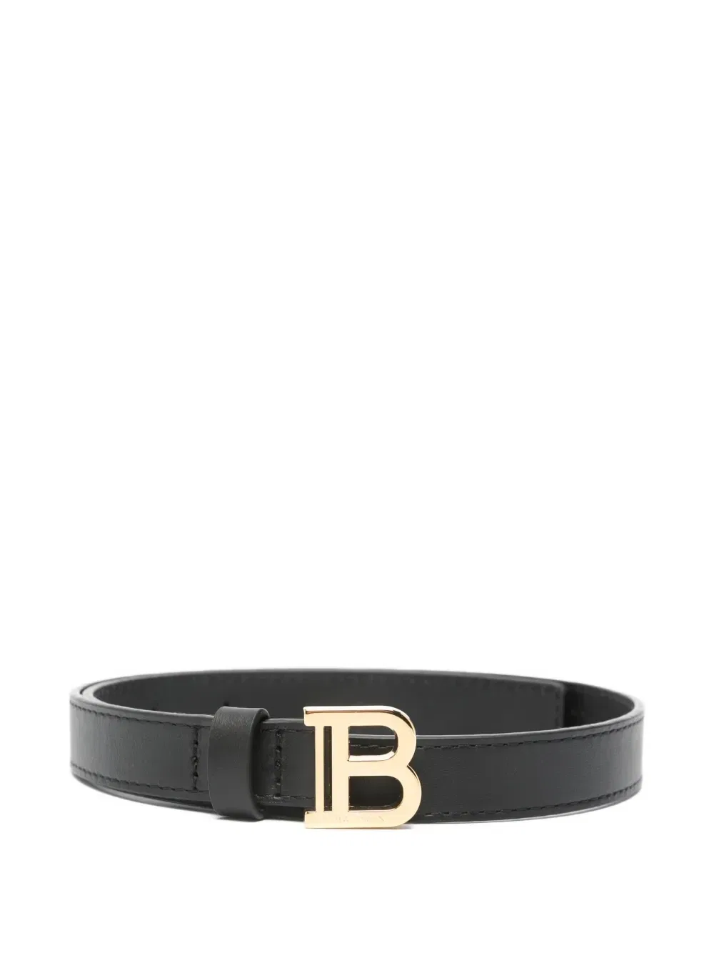 Ремень с пряжкой в виде буквы B Balmain Kids, серый