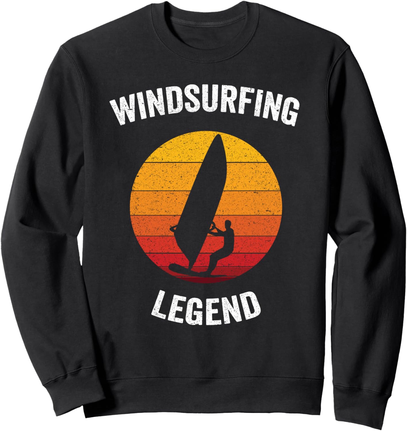 

Легенды виндсерфинга, Винтажная толстовка для виндсерфинга Retro Wind Surfing Windsurf Windsurfer, черный