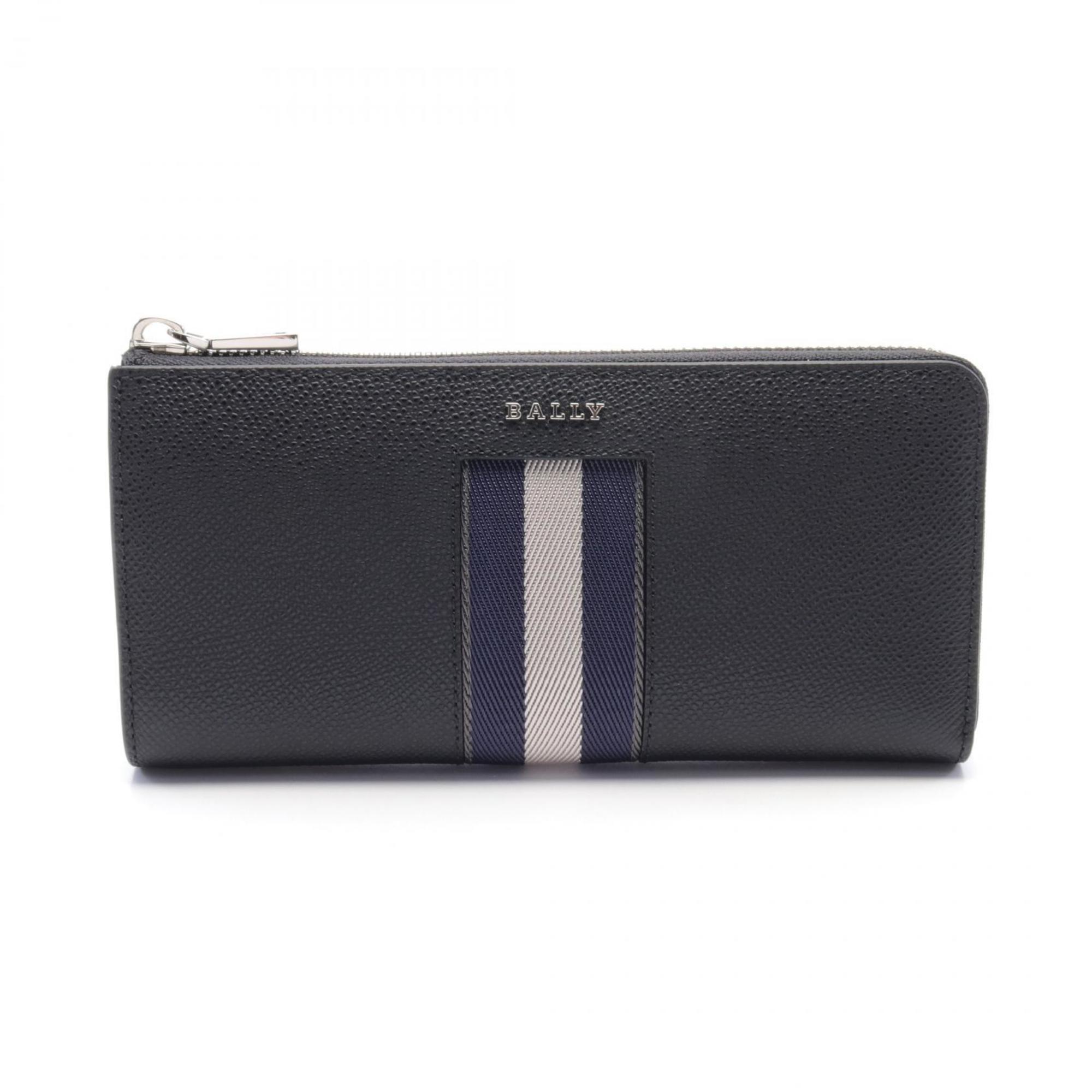 

Длинный кожаный кошелек Bally Navy (складной)