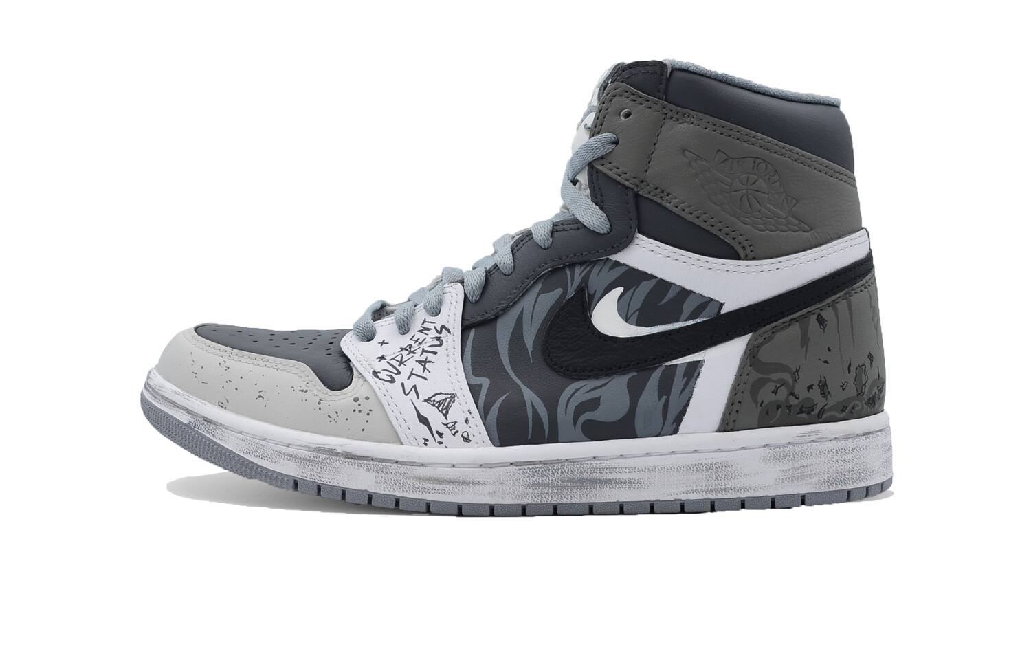 

Баскетбольные кроссовки Air 1 Vintage, унисекс, высокие, серые Jordan, Серый, Баскетбольные кроссовки Air 1 Vintage, унисекс, высокие, серые Jordan