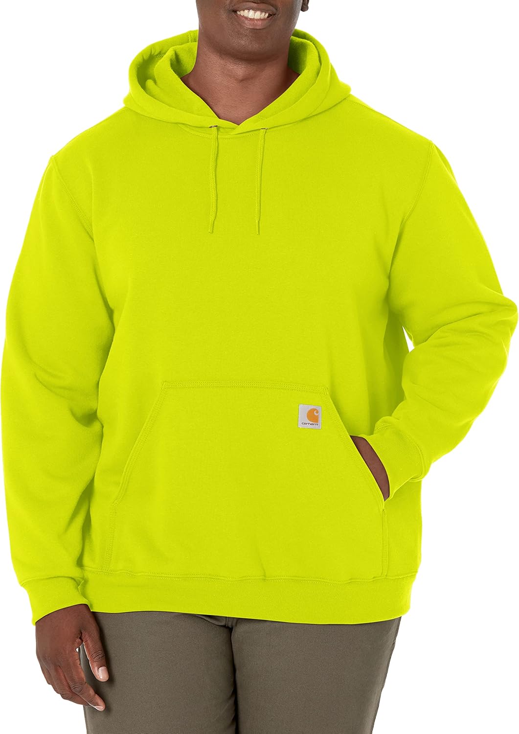 

Мужская толстовка Carhartt свободного кроя средней толщины, Brite Lime