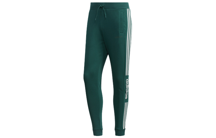Adidas Neo Зеленые мужские спортивные штаны с манжетами — фото 2