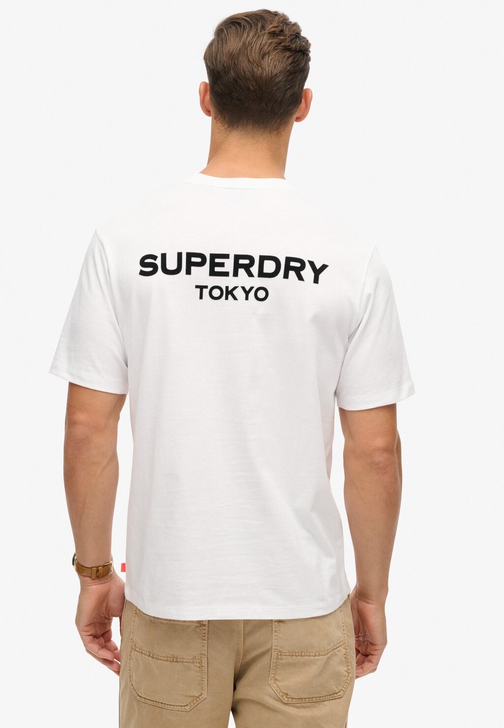 

Футболка с принтом LUXURY Superdry, белый