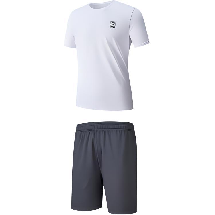 

361° Повседневный спортивный костюм мужской Raw White/Gravel Gray