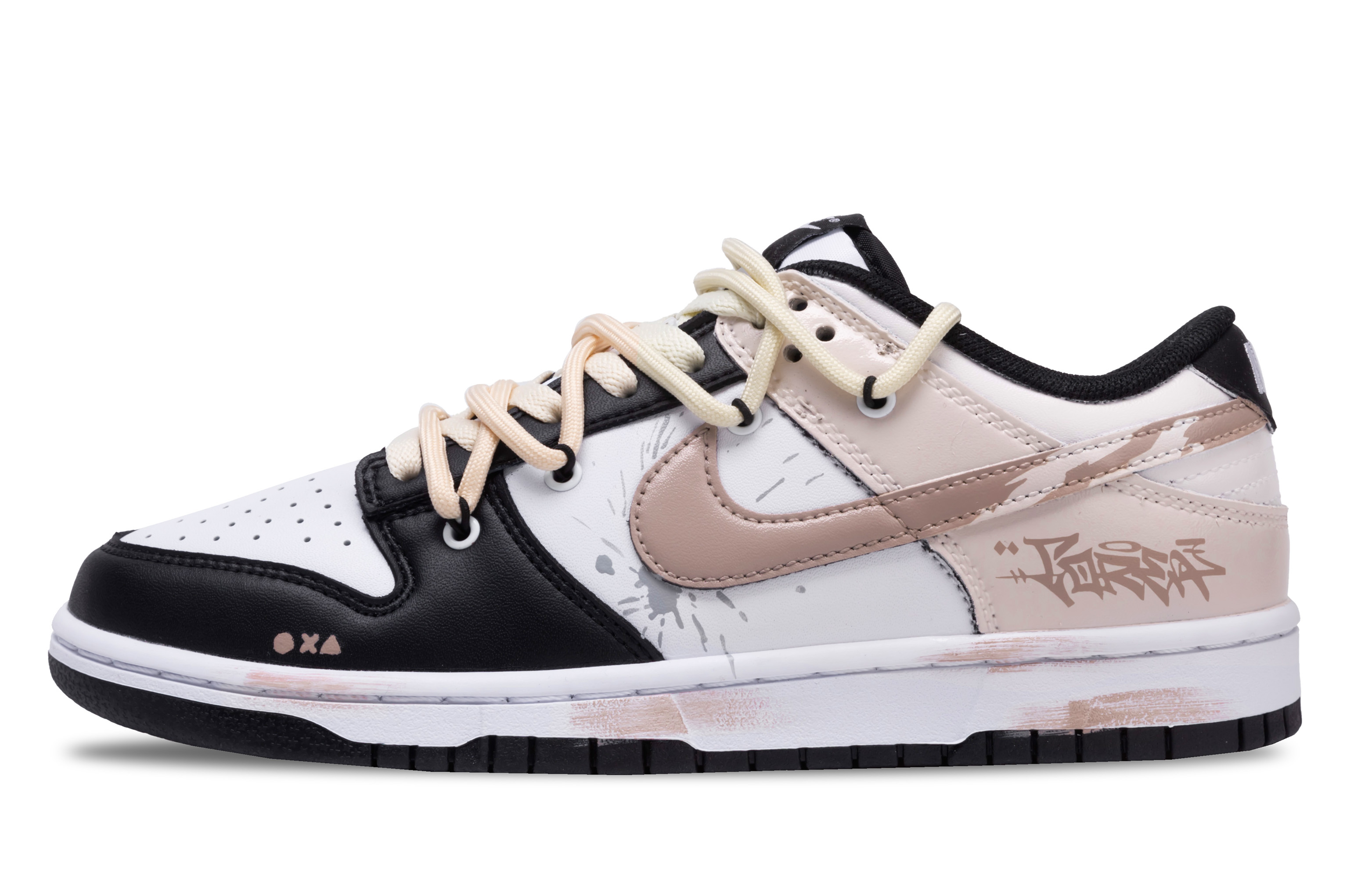 

Nike Кроссовки для скейтбординга Dunk Anti-Slip, износостойкие, низкие, мужские, черно-розовые