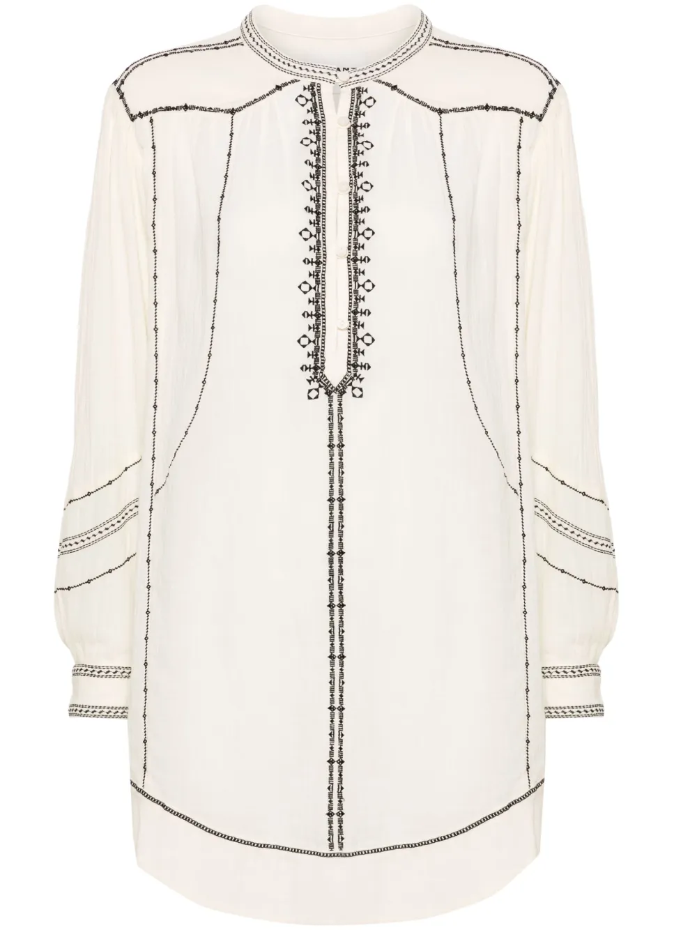 

Платье мини Pradel с воротником-стойкой MARANT ÉTOILE, нейтральный
