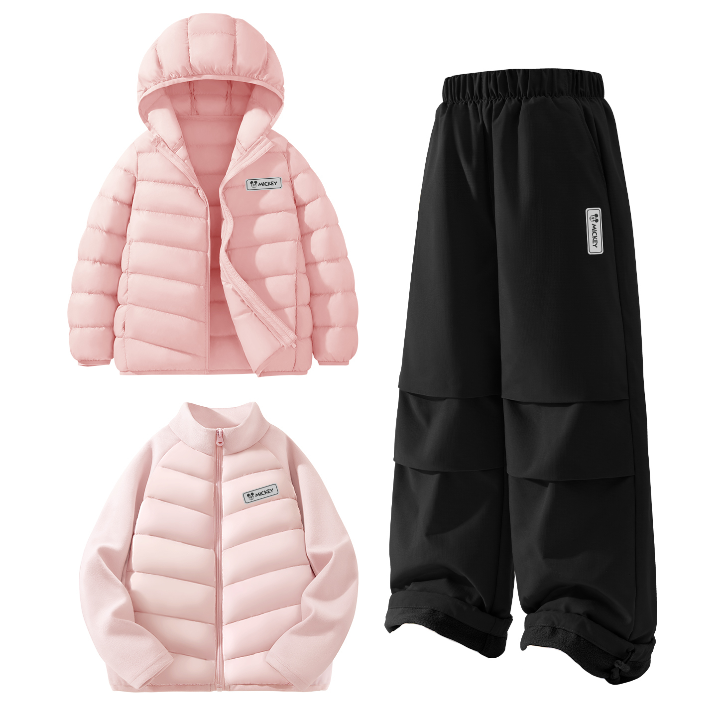 

Детская повседневная спортивная одежда Disney, розовый