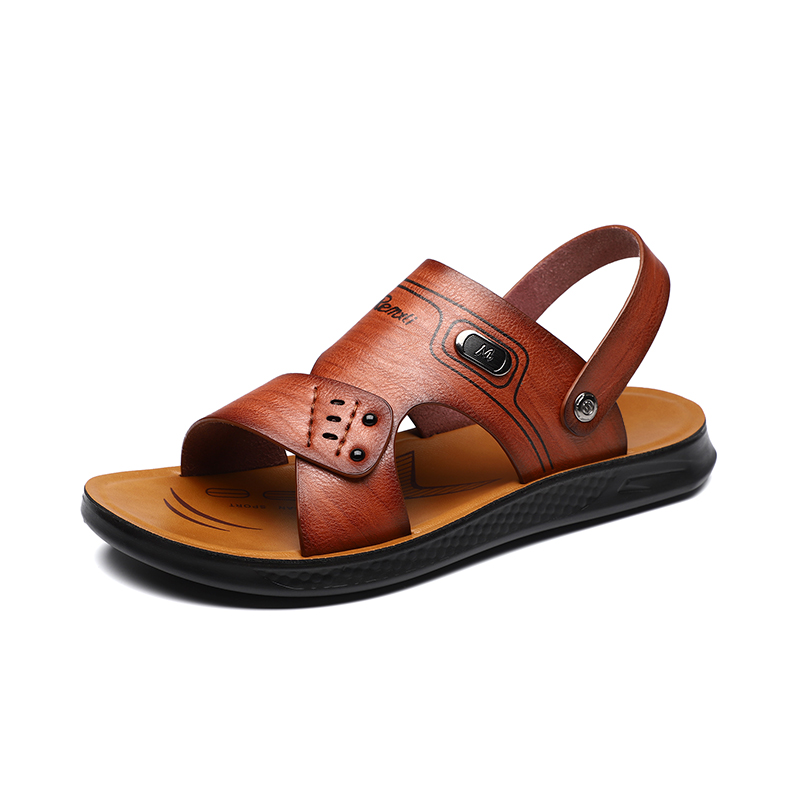 

GIHO Мужские пляжные сандалии коричневые, цвет Brown