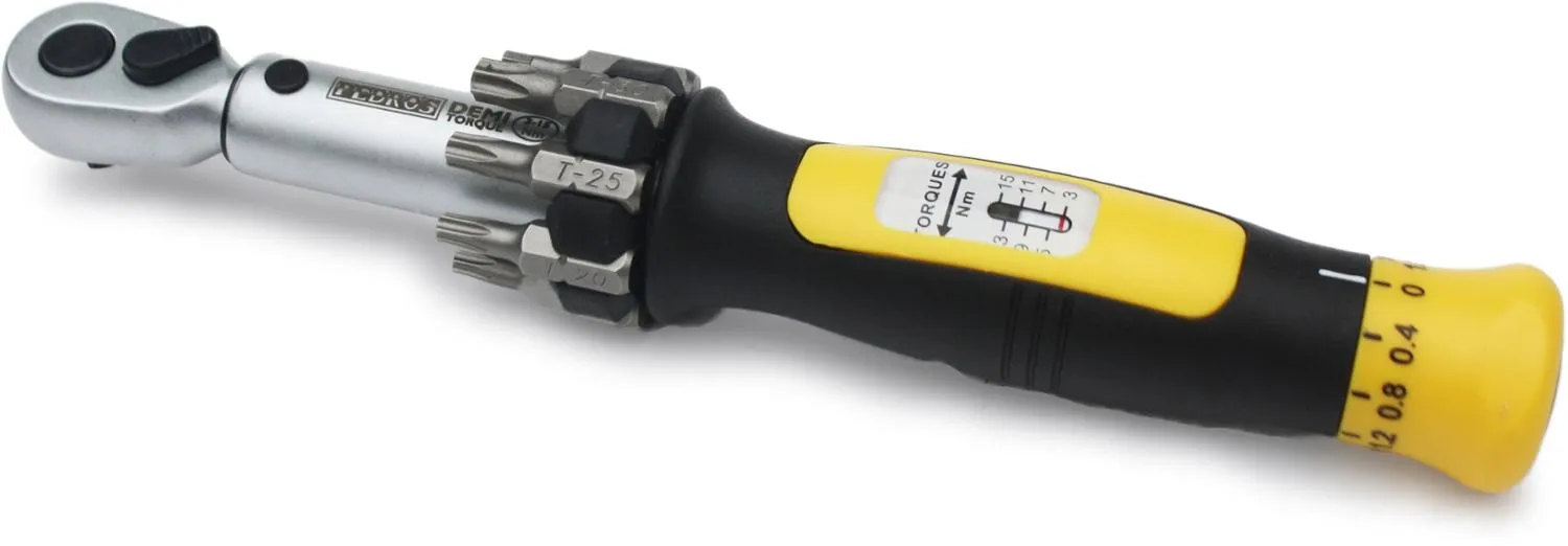 

Динамометрический ключ второй серии и набор бит Pedro's, None