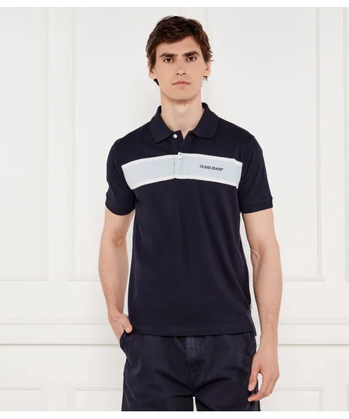 

Футболка поло Regular fit Guess Jeans, синий