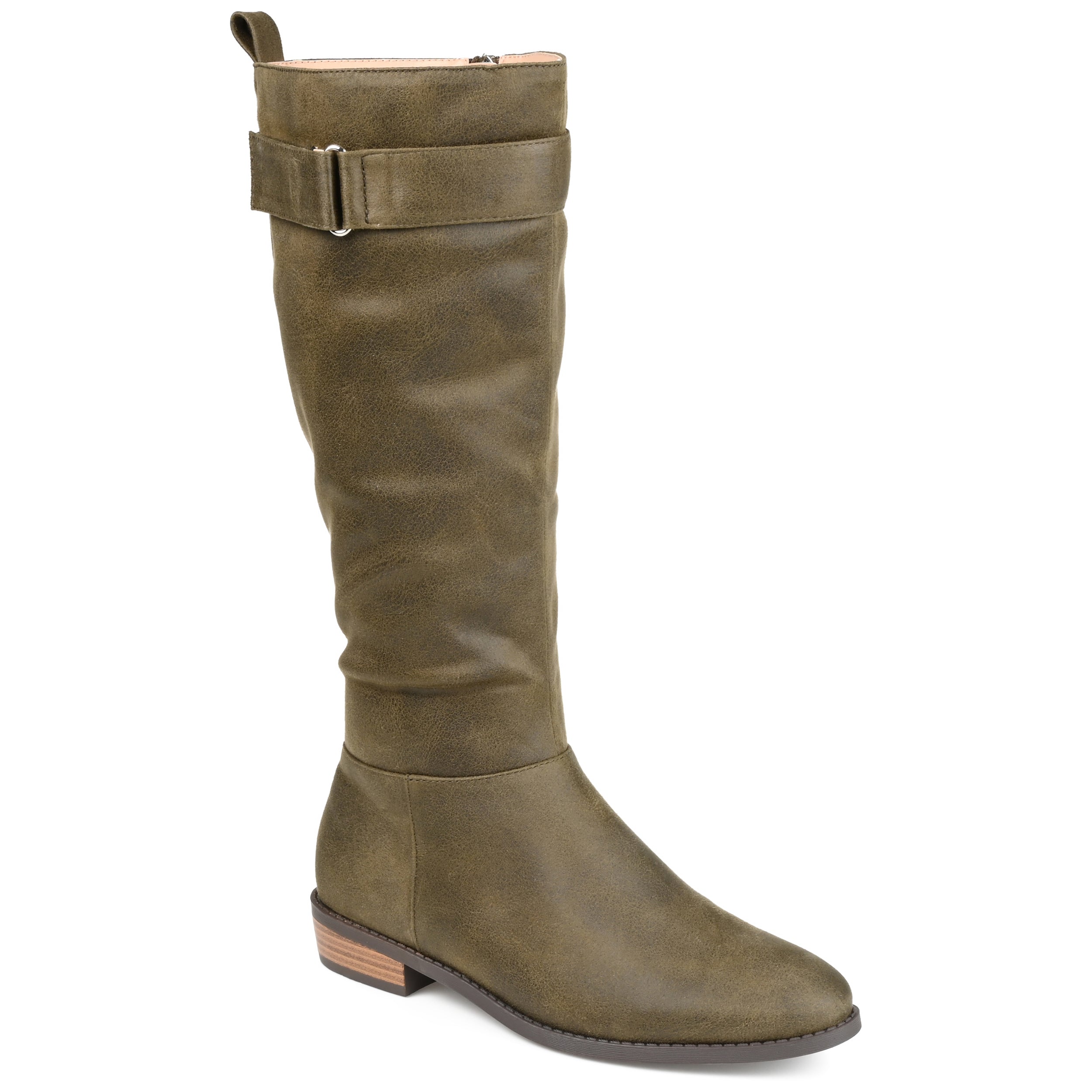 Женские ботинки Lelanni Tru Comfort Foam Wide Calf из коллекции Journee, зеленый