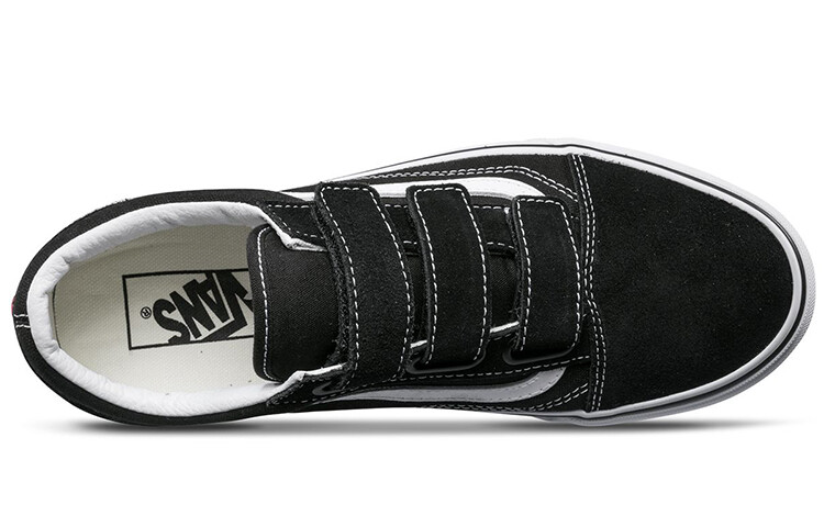 

Vans Old Skool на липучке Черный Белый