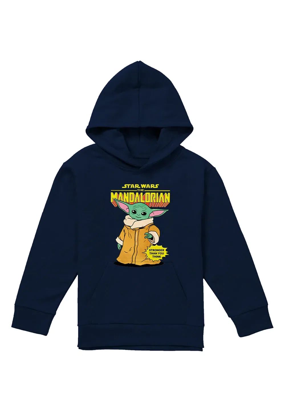 Детская худи Star Wars Strong Grogu Disney, темно-синий