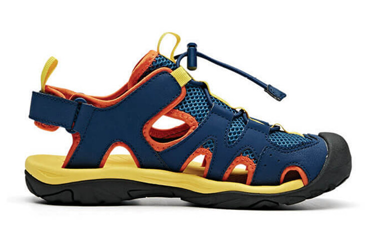 Детские сандалии GS Crimson Blue/Industrial Blue/Racing Orange/Flag Yellow Anta Kids — фото 2