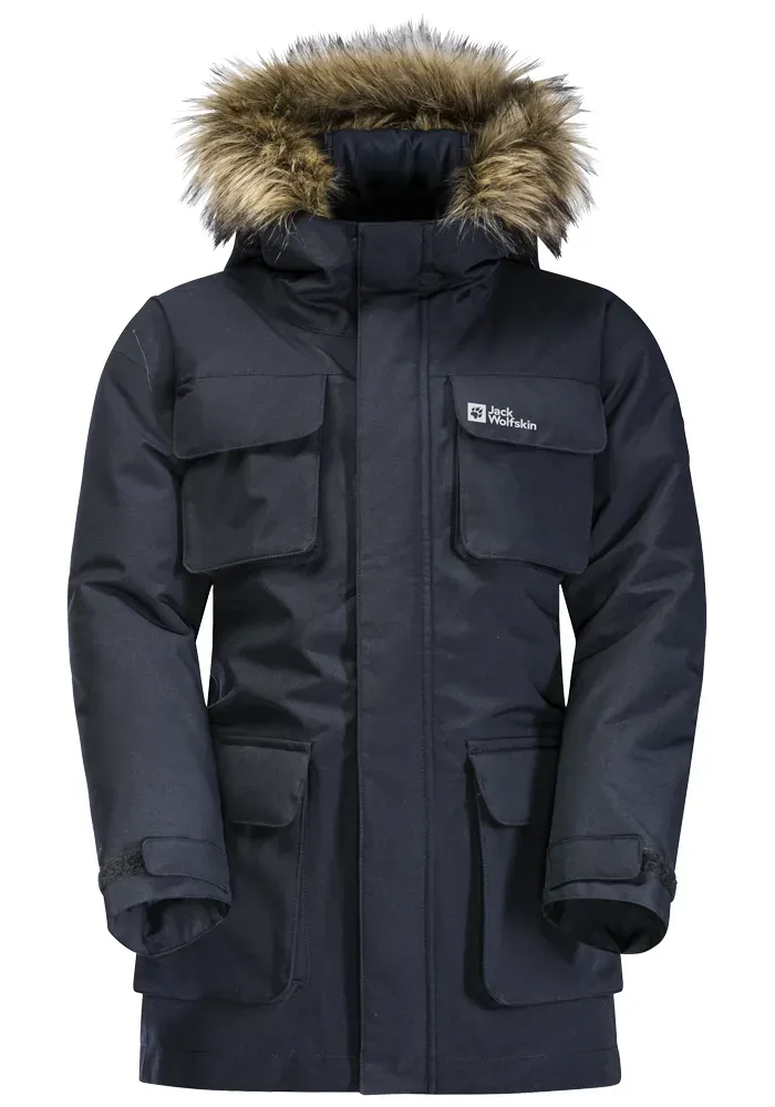 

Функциональная парка Jack Wolfskin "GLACIER PEAK PARKA K", с капюшоном, синий