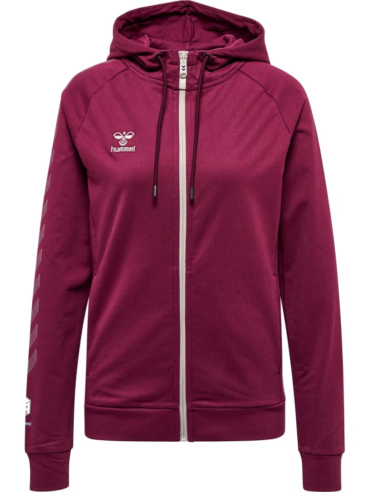 

Толстовка Hummel Reißverschluss Hoodie Hmlmove Multisport Damen, цвет GRAPE WINE