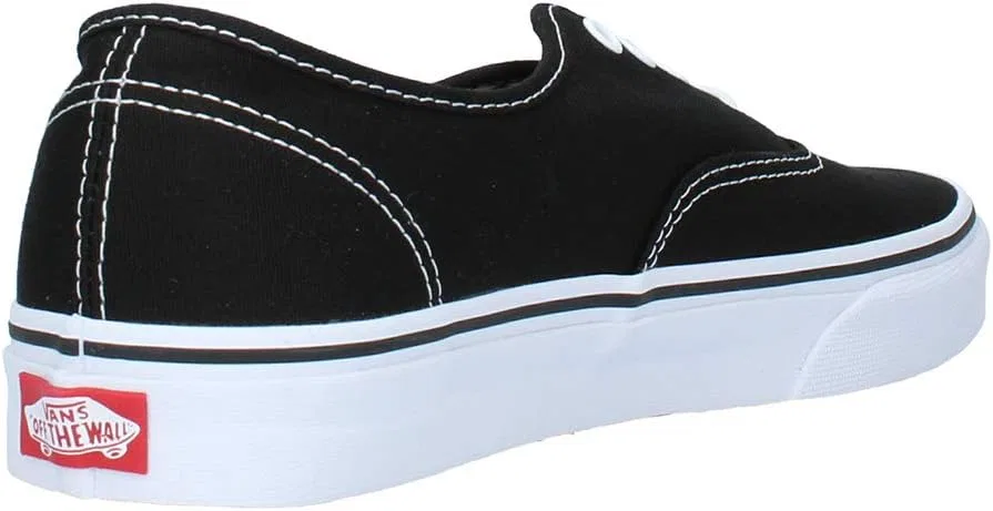 Кроссовки Vans - U Authentic Shoes in, Black (Black/White) — фото 4