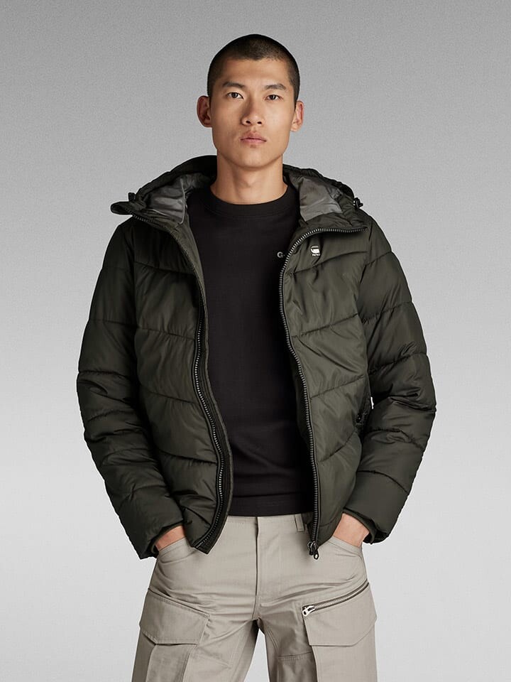 

Стеганая куртка G-Star Steppjacke, темно-зеленый