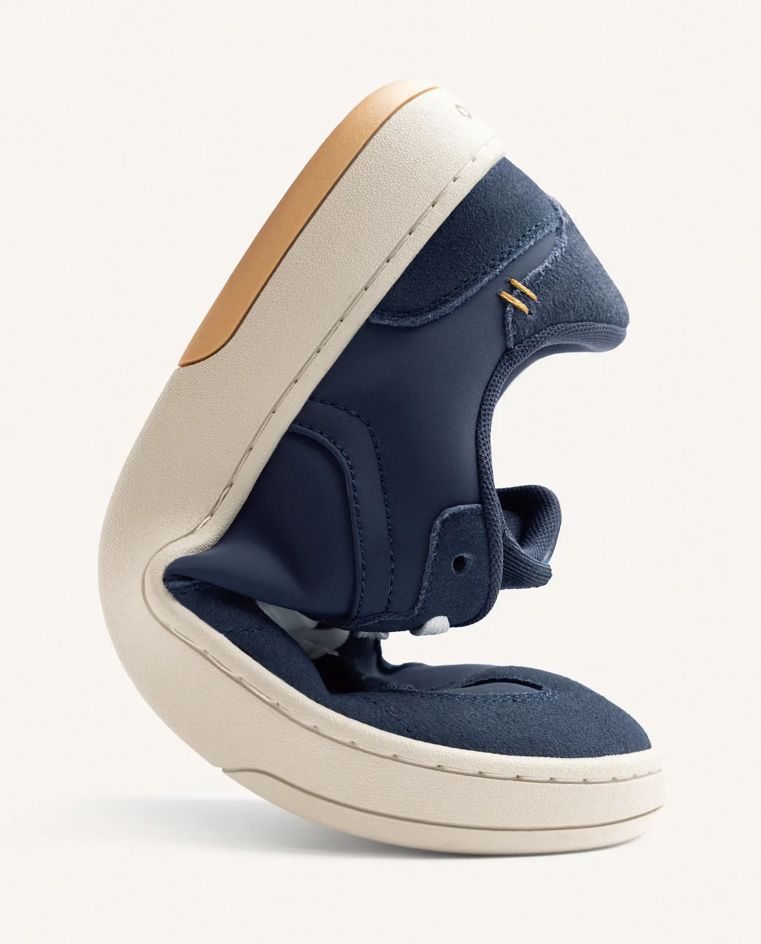 Мужские спортивные туфли из кожи barefoot с отделкой из нубука и цветными контрастами Gioseppo, темно-синий — фото 4