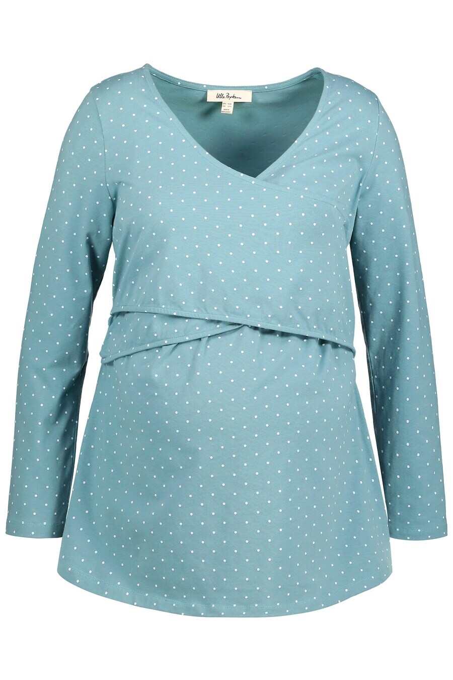

Лонгслив Ulla Popken Shirt, светло-синий