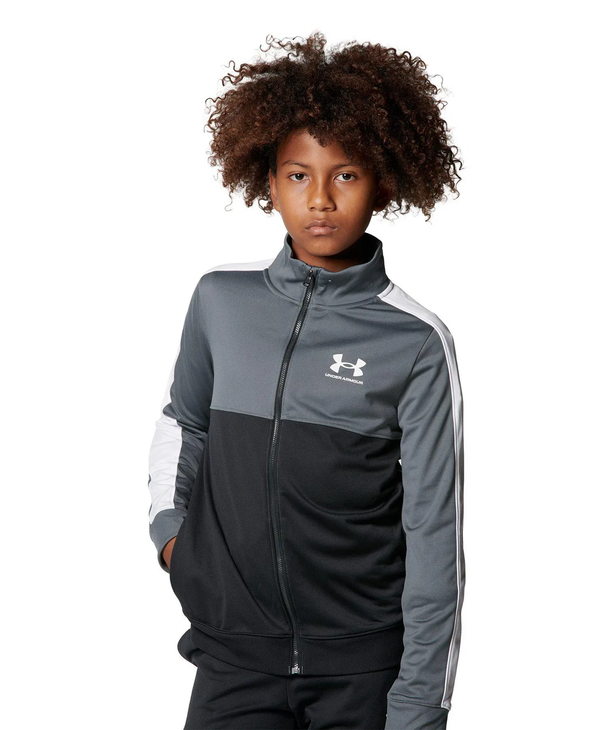 Детский спортивный костюм из цветных блоков, Nike, 2 предмета, черный — фото 3