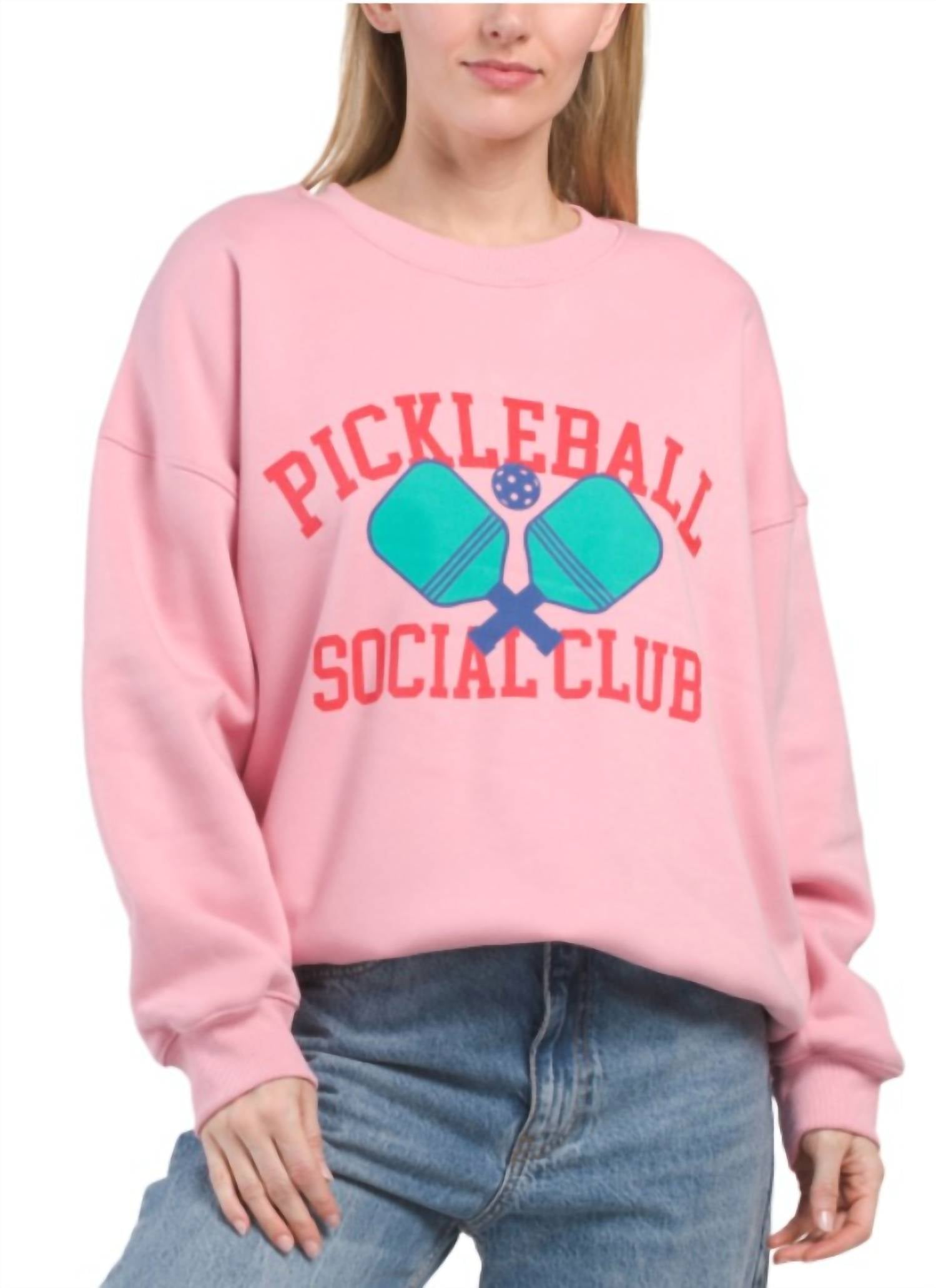 

Свитшот Pink для клуба Pickleball Social LE LIS