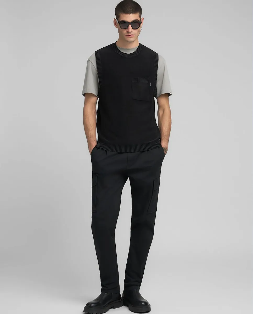 

Мужские брюки карго с эластичным поясом Replay, черный