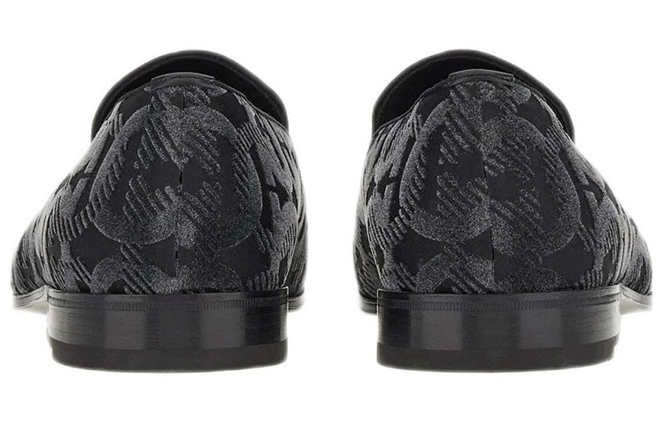 Gancini Men"s Casual Men Low-top Black Ferragamo — фото 4