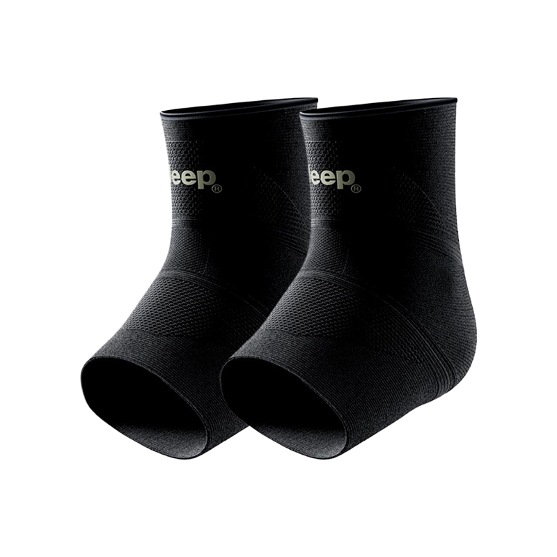 

Фиксатор голеностопа для фитнеса, бега, походов, бадминтона и йоги Unisex Jeep, ink черный 2 pack[fits support | comfortable compression]multiple scenarios compatibility