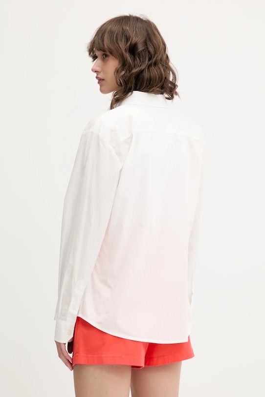 

Хлопковая рубашка Tommy Jeans, белый