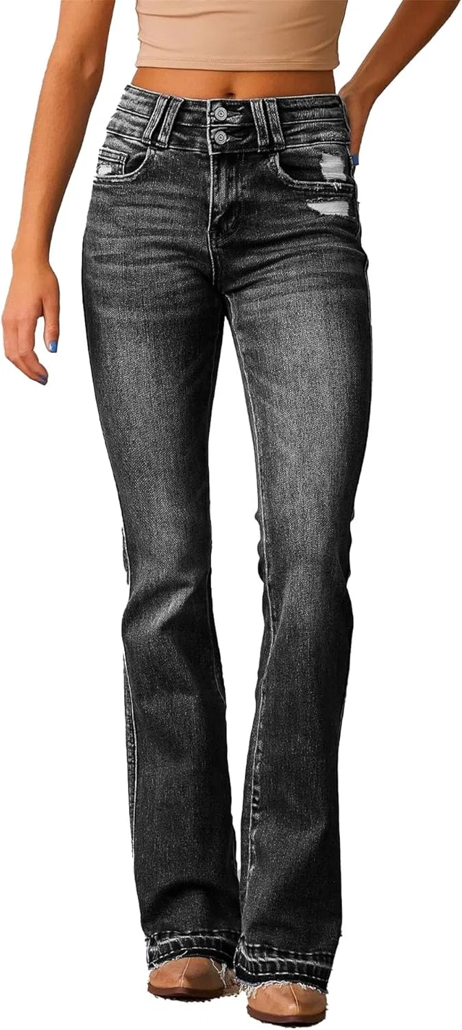 Джинсы клеш, high waist, Women's Business, D G 03 generic