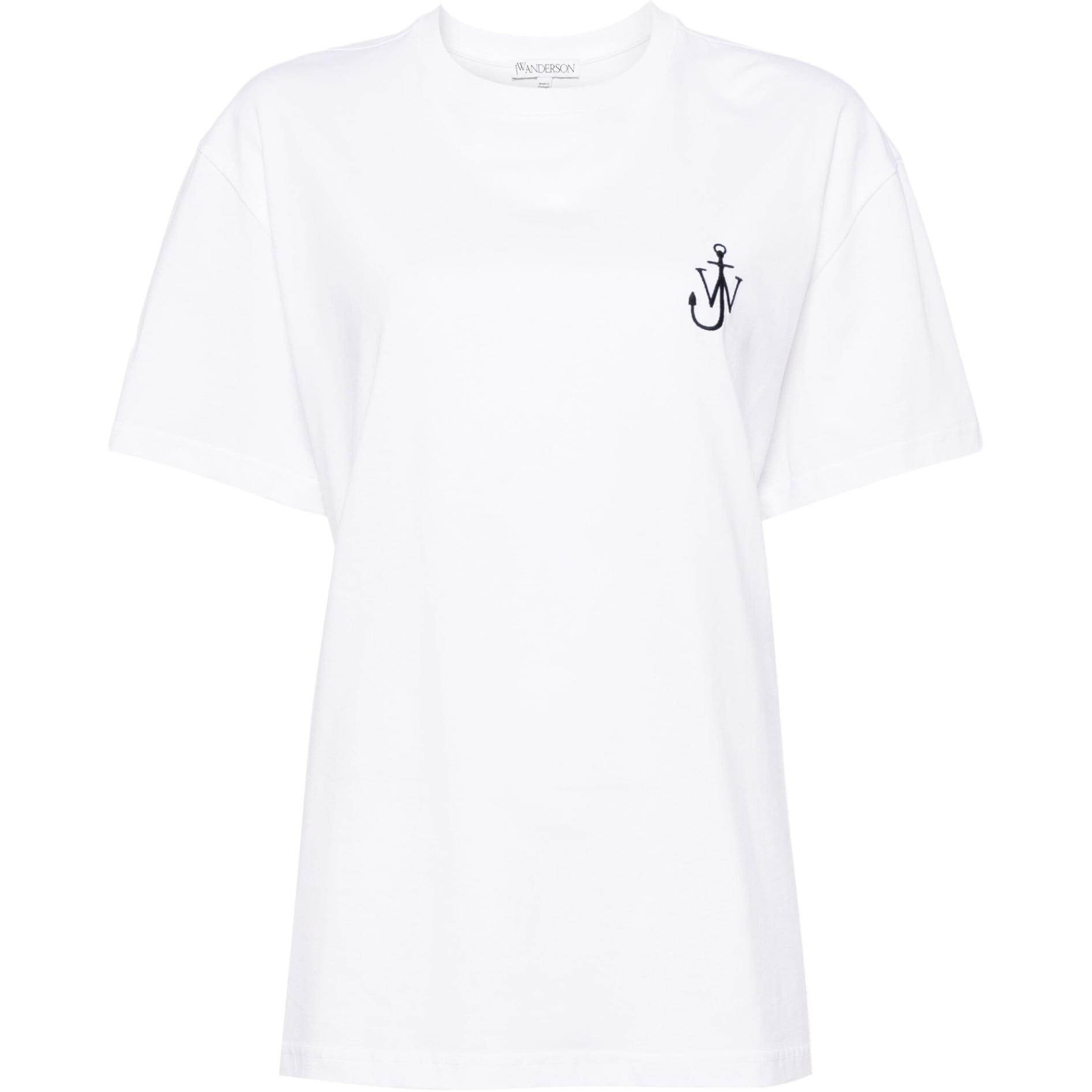 

Футболка из органического хлопка с принтом в виде кошки JW Anderson, белый