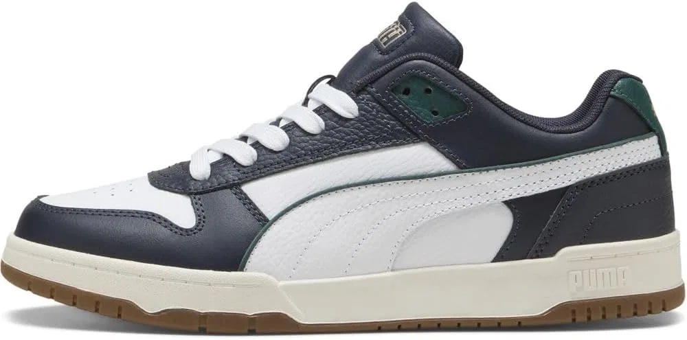 Кроссовки RBD Game Low Track Shoe PUMA, New Navy Puma White Dark Myrtle — фото 3