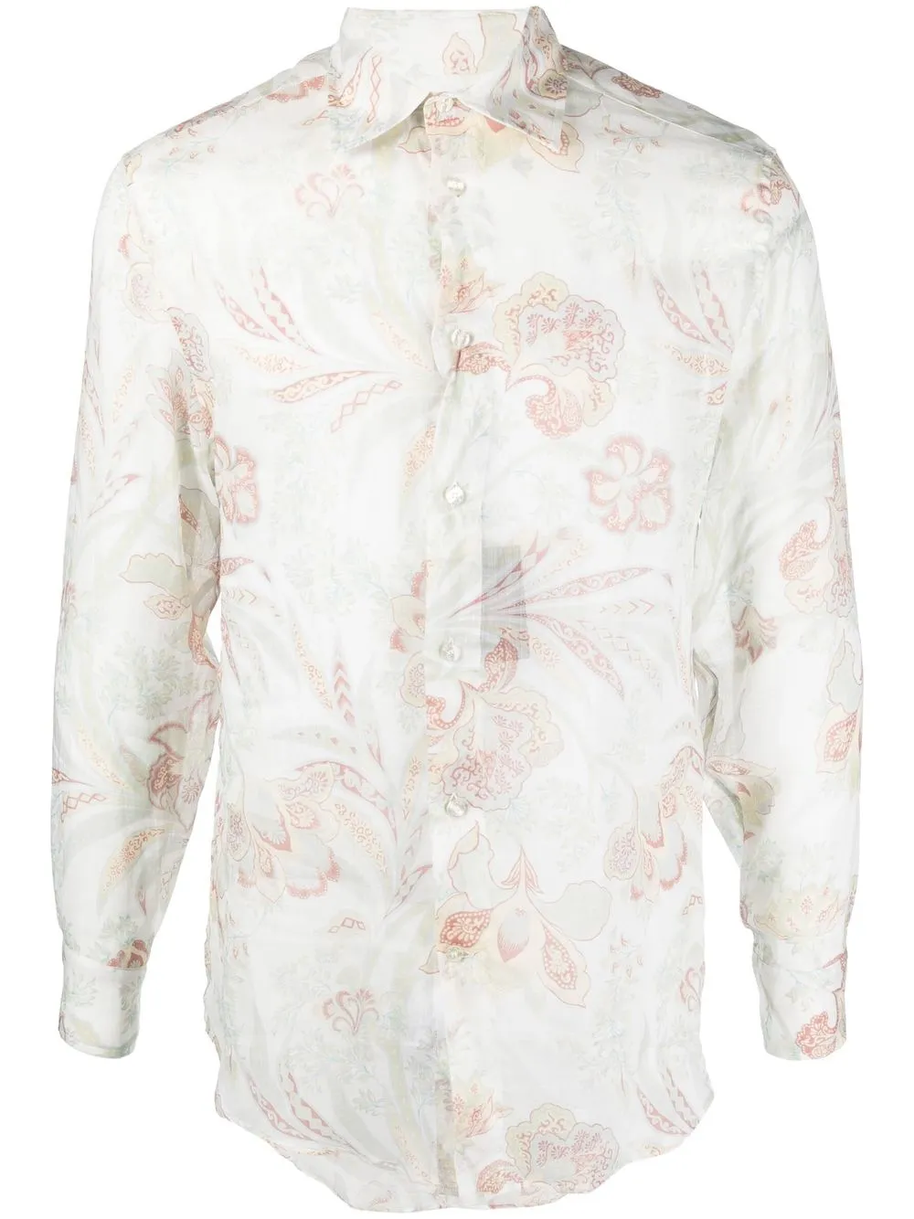

Рубашка Camicia с цветочным принтом ETRO, белый