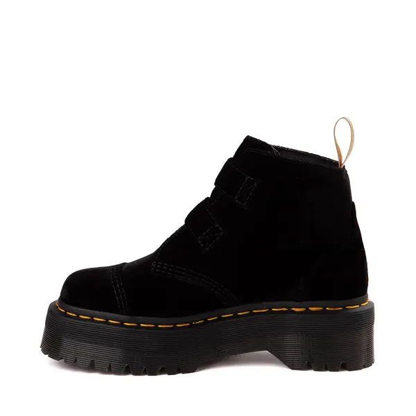 

Ботинки Womens Dr. Martens Devon Hearts Velvet Quad Boot, черный