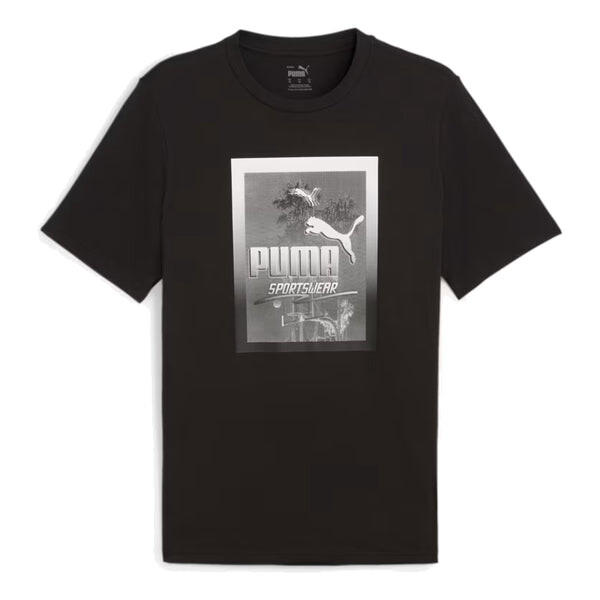 

Футболка graphics photoprint t-shirt 'black' Puma, черный