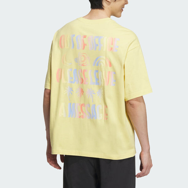 Футболка neo u vbe Adidas, желтый — фото 3