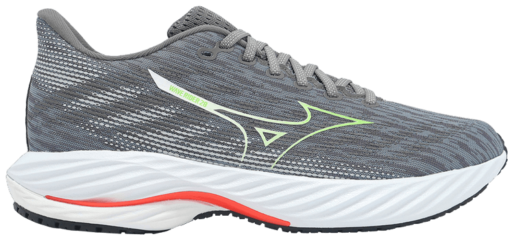 

Кроссовки Mizuno Wave Rider 28 'Tradewinds Green Gecko', серый