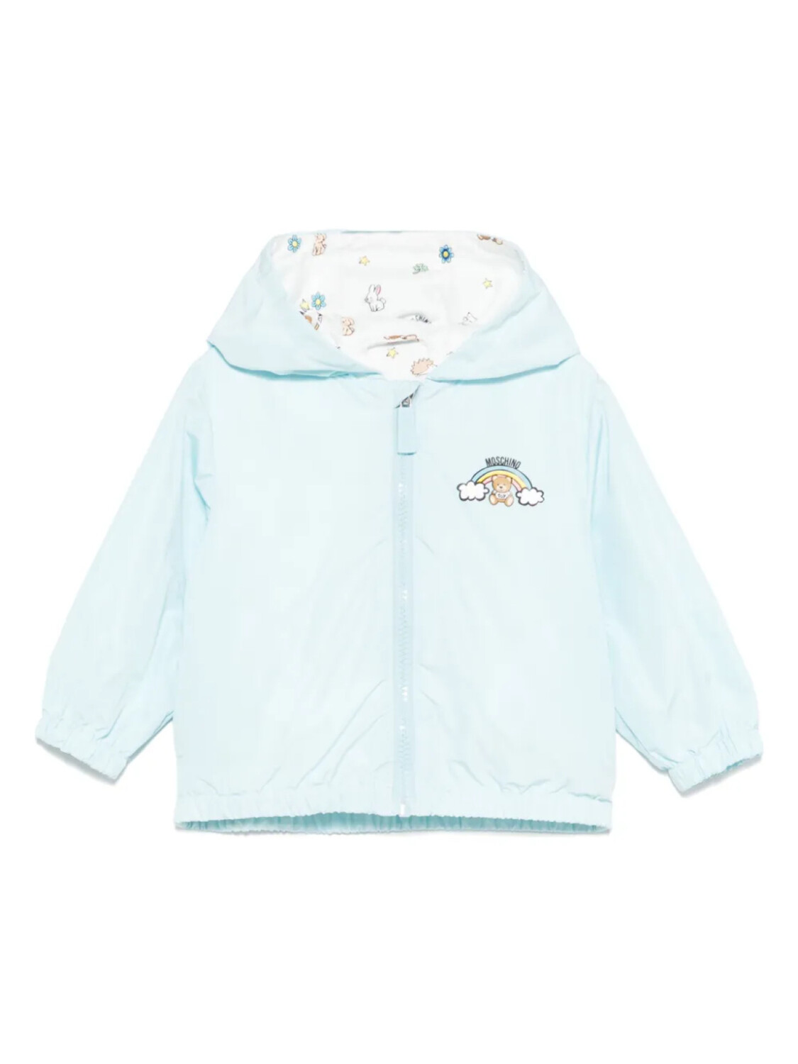 

Moschino Kids непромокаемая куртка Teddy Bear, синий