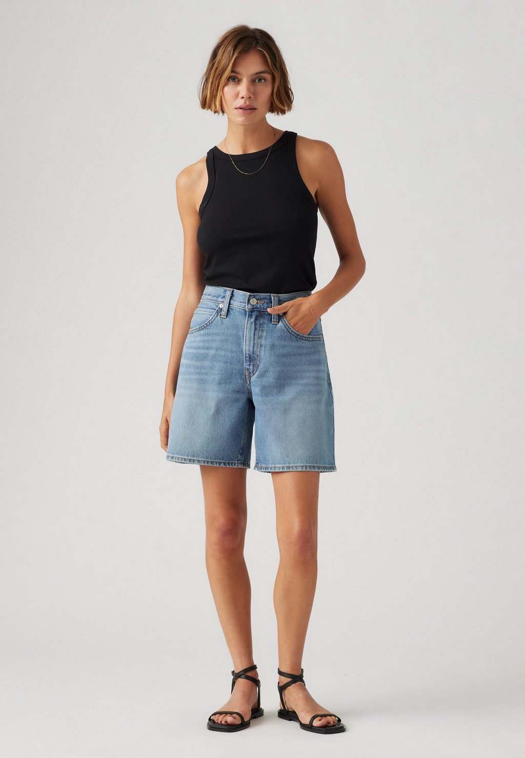 Джинсовые шорты 94 BAGGY SHORT Levi's, цвет Study Group Short — фото 2
